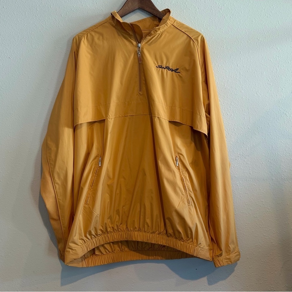 Ashworth Men's Tan Windbreaker Jacket - Picture 2 of 7